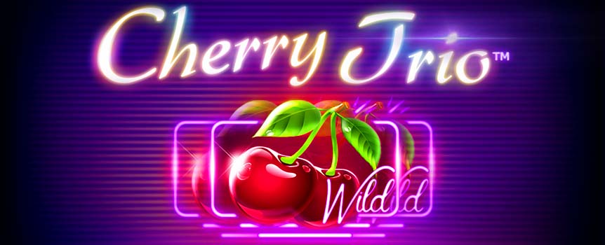 Cherry Trio is a 3-reel, 5-line slot that has many exciting features such as Respins, Sticky Stacked Wild Reels and a 1,000-coins Jackpot! So, bet high, spin the reels fast and look out for mindblowing winning combinations!"