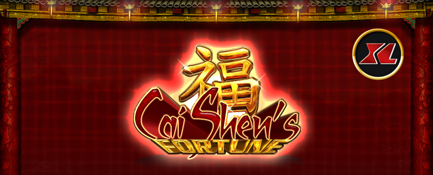 Caishen is the God of Wealth and is more than happy to share that wealth with those that play CaiShen’s Fortune XL!


