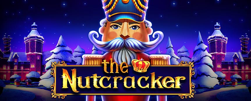 The Nutcracker, a popular fairy tale transposes onto the reels, our special Christmas release! 
This 5-reel, 20-line pokie comes with exciting festive surprises such as Fairy Free Spins, with increasing Win Multipliers, and a Nutcracker Bonus with Respins that continue until the win can no longer be improved!