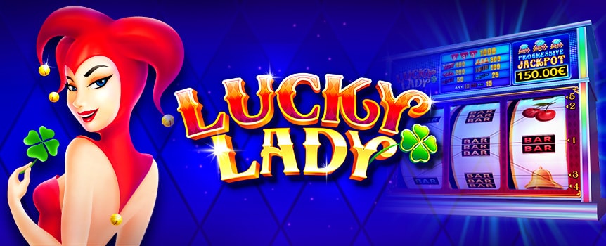Lucky Lady is a classic 3-reel slot with a modern twist, screen-shaking features and an all-important Progressive Jackpot!